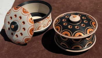 Греческая конфетница Pyxis **Расширенная печать из неско...