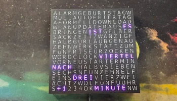 Wortuhr - Wordclock - 16x16 - 2024 - Только немецкая вер... 3