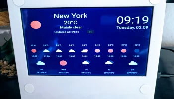 Desk Mate Zero, метеостанция raspberry pi Zero 2w с часа... 1