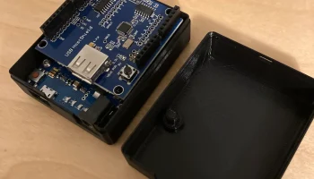 Корпус Arduino Leonardo с USB Host Shield 3