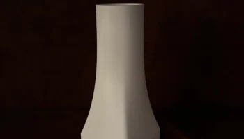Квадратная и круглая высокая ваза... 1