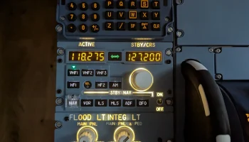 Панель управления радиосистемой Airbus A320 [RMP] 2