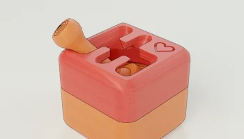 Настраиваемый брелок Stickshift Fidget (гироскопический и... 1