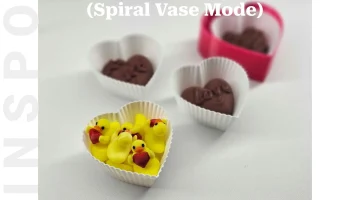Конфетные чашки в форме сердца (режим спиральной вазы)... 3