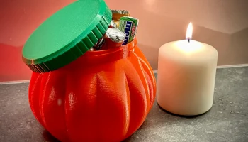 Ваза-кувшин в стиле Хэллоуина