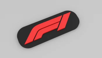 Магнит на холодильник Формулы 1 - логотип F1......