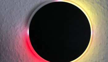 Аналоговые светодиодные кольцевые часы 4