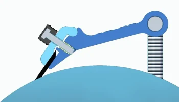 Приспособление для заточки лезвия садового измельчителя ... 5