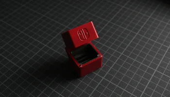 Магнитный футляр с принтом на месте для игровых картридж... Магнитный футляр с принтом на месте для игровых картридж...