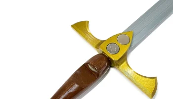 Удобный магнит на холодильник с кинжалом тамплиеров...... 3
