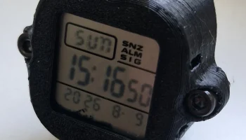 Casio W-800H-1AVES Крепление для часов на мотоцикл 6