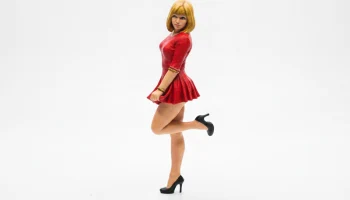 Фигурка девушки в чулках, женская фигура, 3D-печать