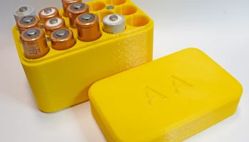 Корпус для батарей типа АА с шахматной высотой 1