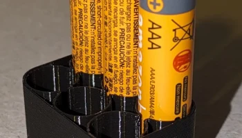 Настраиваемый органайзер для батареек AAAA, AAA, AA, C, D... 1
