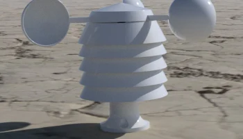 Корпус для метеодатчика с анемометром 1