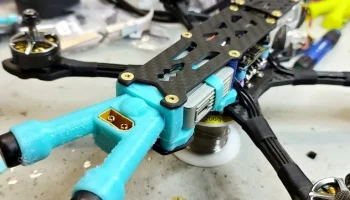 Крепление антенны GepRC Mark5 DJI с лотком XT60 и Airunit... 1
