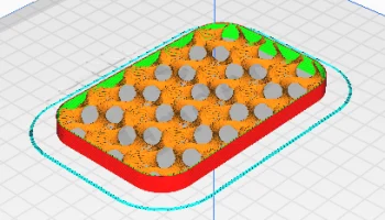 Мыльница с наполнителем Gyroid 2