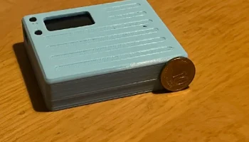 Heltec T114 slim Meshtastic node case with vape cells 1