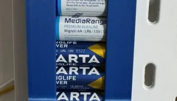 Держатель/диспенсер для батареек АА для IKEA Skadis 1