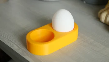 Лоток для яиц 2x1, гладкий стиль 1
