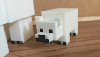 белый медведь minecraft 2