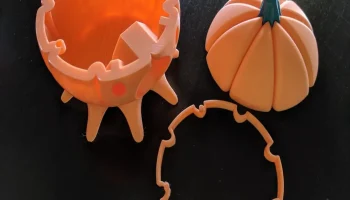 #3DТакоВторник: Хэллоуинская тыквенная конфетница... 3
