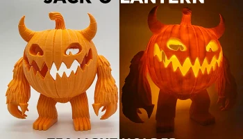 Держатель светодиодной чайной свечи Jack-o-Lantern Monster