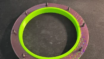 Abluftschlauch Plexiglas Durchf&uuml;hrung 120 мм 6