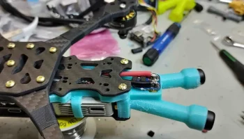 Крепление антенны GepRC Mark5 DJI с лотком XT60 и Airunit... 2