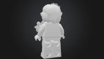 Женщина в стиле LEGO 3