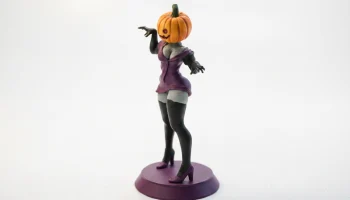 Halloween Beauty Pumpkin Girl Figurine 3D Printable