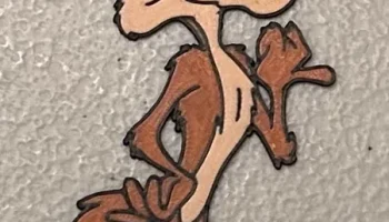 Многоцветный магнит Wile E. Coyote
