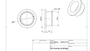 Bussningssats v&auml;xell&auml;nkage 900/9-3/9-5 -2003 г. 2
