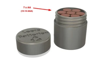 Dose f&uuml;r leere Batterien - Контейнер для пустых батареек... 4