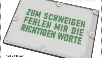 Lustige Spr&uuml;che f&uuml;r B&uuml;ro und Freunde - Zum Schweigen