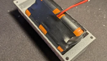 Двойная задняя панель 18650 для корпуса Heltec 1