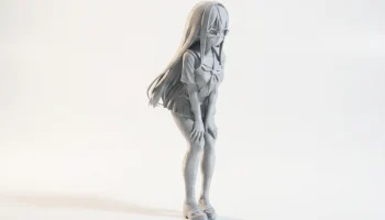 Фигурка девушки аниме женского персонажа для 3D-печати 2