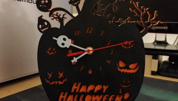 Светодиодные часы Halloween Pumpkin Watch V2 2