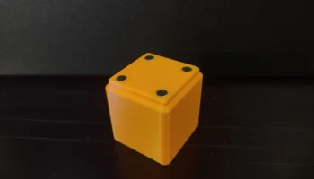 Gridfinity, держатель бит 9x1/8" (3 мм), 1x1x4 или 6, маг... 1