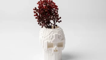 Ваза Pixel Skull для современного домашнего декора...... 1