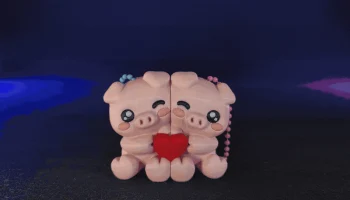 Магнитный дуэт Better Together Pigs (Сан-Валентайн)... 3