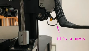 CABLECLIP CREALITY ENDER 3 S1 PRO с опцией ZIPTIE