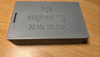 Kompakte Munitionsbox f&uuml;r .22 lfb (150 Schuss) - Schiebed... 1