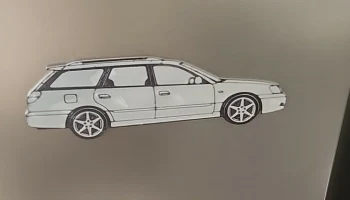 Магнит Subaru Legacy