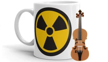 RADIOACTIVE - кофейный трафарет RADIOACTIVE - кофейный трафарет
