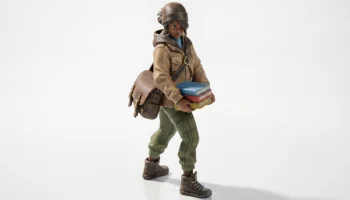 Delivery Girl Figurine Female Character 3D Printable