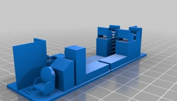 Интерьер стального камбуза "Бахманн" (масштаб HO 1:87) 1