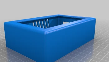 Чехол для настенного крепления Pi4 и BTT PiTFT50 3