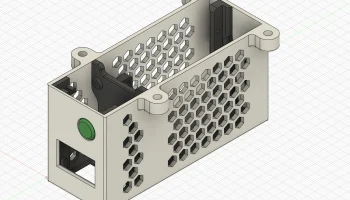 Чехол для сканера штрих-кода ESP32 - крепление под шкафом 2
