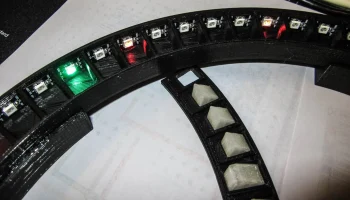 Круглые часы Neopixel (WS2812B) 5